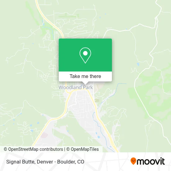 Signal Butte map