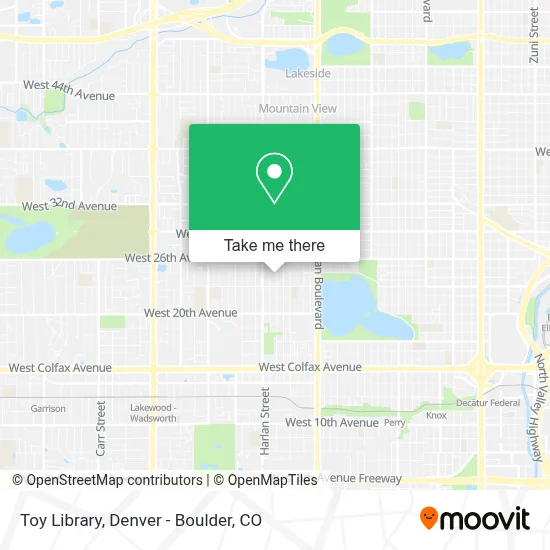 Toy Library map