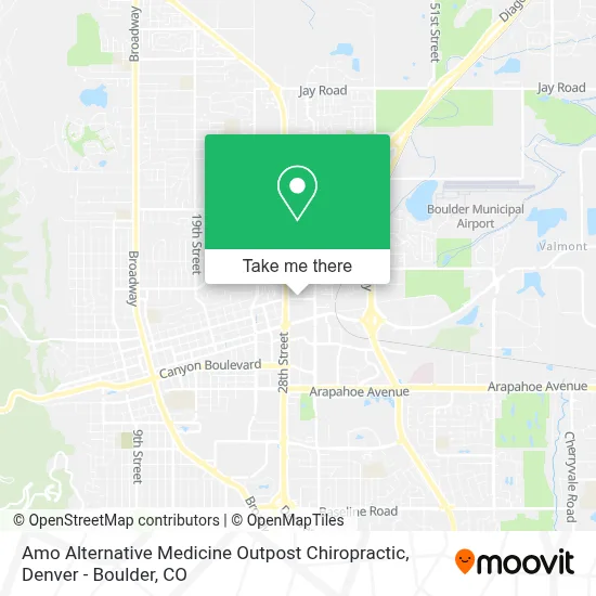 Amo Alternative Medicine Outpost Chiropractic map