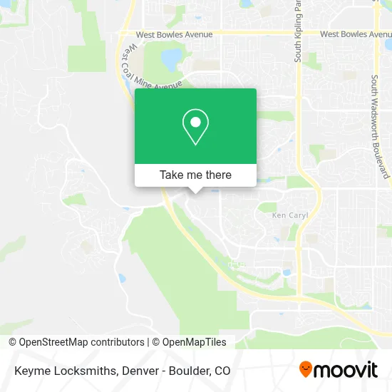 Keyme Locksmiths map