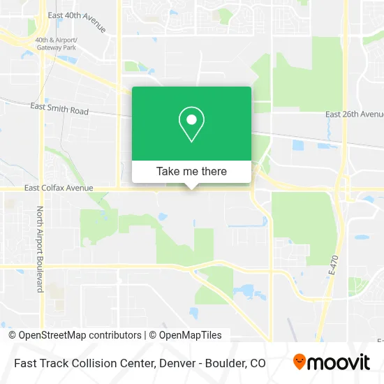 Fast Track Collision Center map