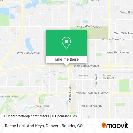 Reese Lock And Keys map