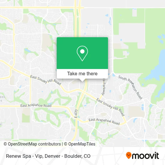 Renew Spa - Vip map