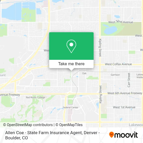 Allen Coe - State Farm Insurance Agent map