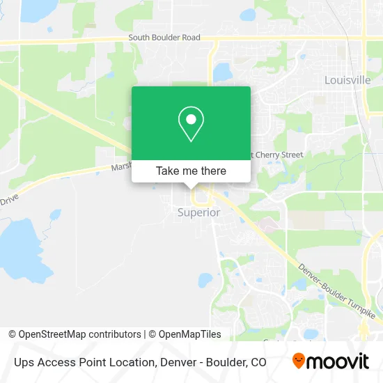 Ups Access Point Location map