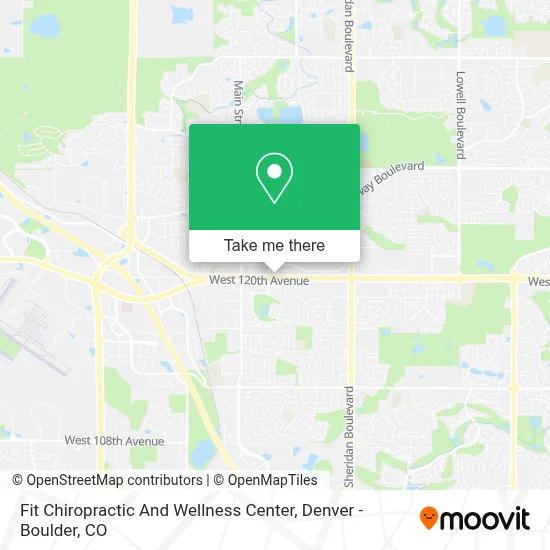 Fit Chiropractic And Wellness Center map