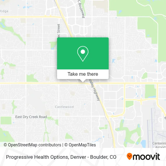 Progressive Health Options map