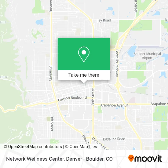 Network Wellness Center map