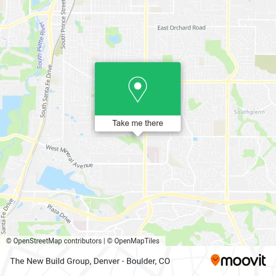 The New Build Group map