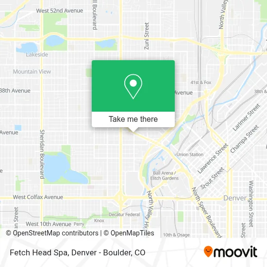 Fetch Head Spa map