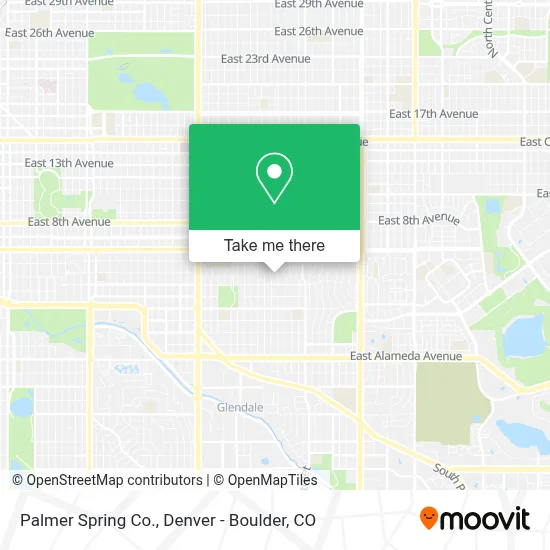 Palmer Spring Co. map