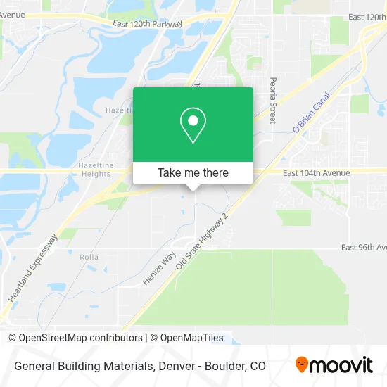 General Building Materials map