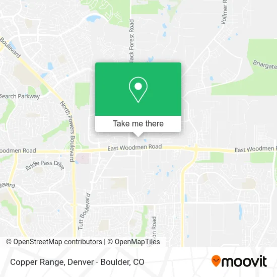Copper Range map