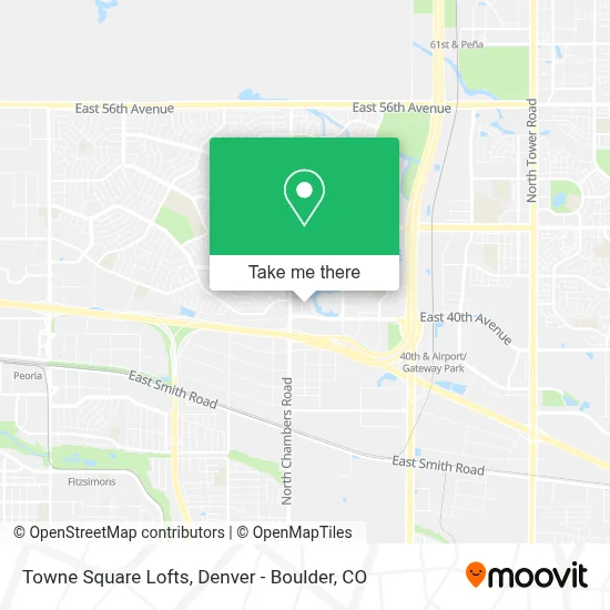 Towne Square Lofts map