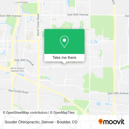Souder Chiropractic map