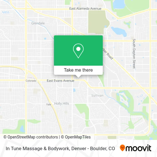 In Tune Massage & Bodywork map