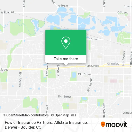 Fowler Insurance Partners: Allstate Insurance map