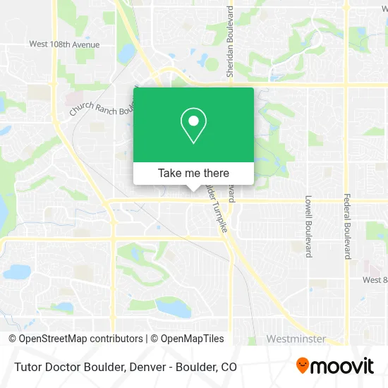 Tutor Doctor Boulder map