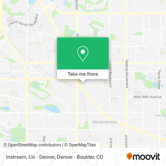Instream, Llc - Denver map