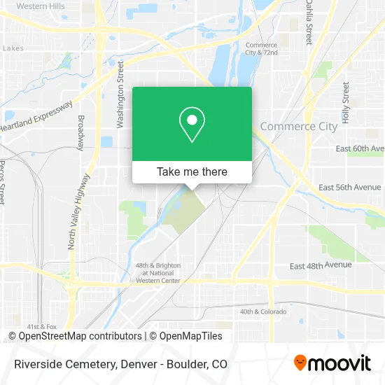 Riverside Cemetery map