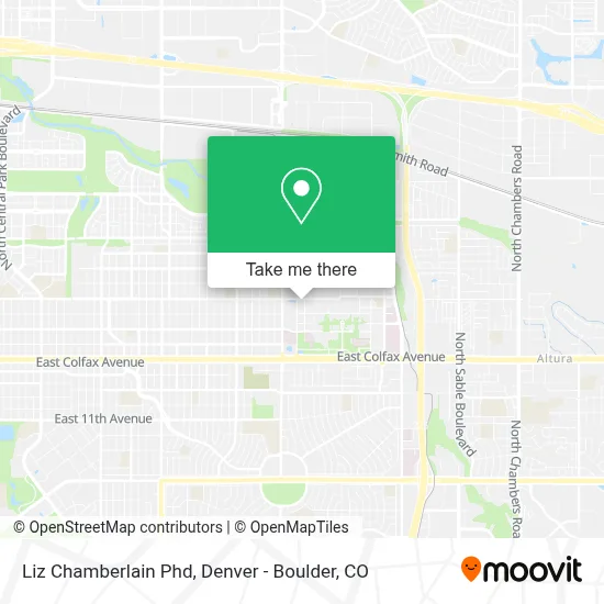 Liz Chamberlain Phd map