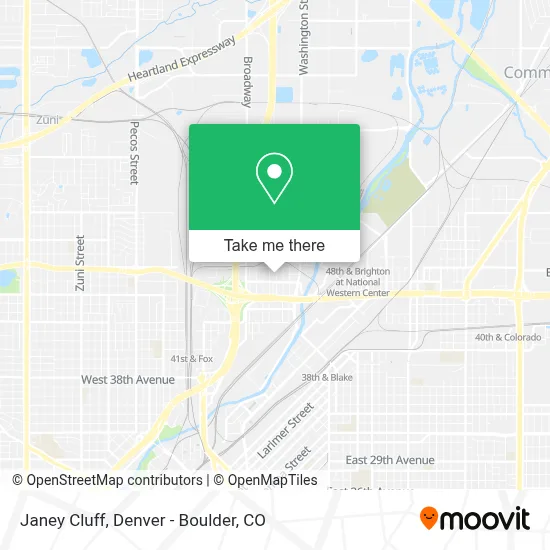 Janey Cluff map