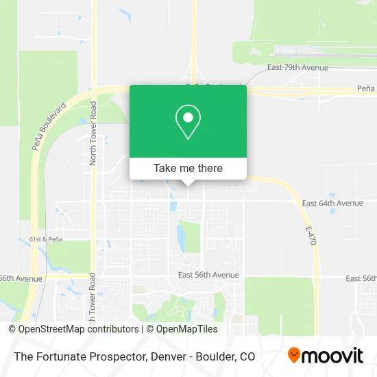 The Fortunate Prospector map