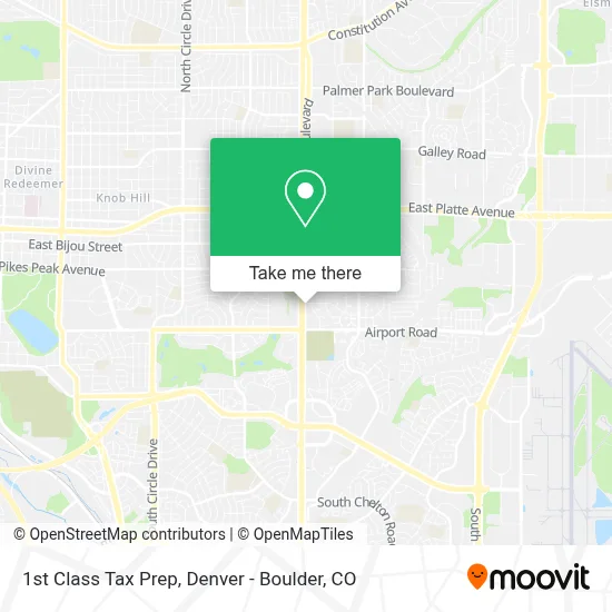 1st Class Tax Prep map