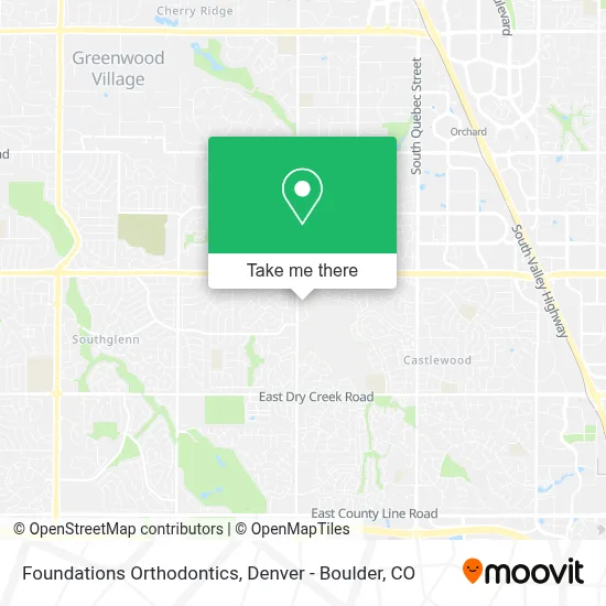 Foundations Orthodontics map