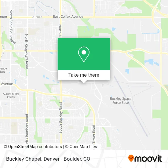 Buckley Chapel map