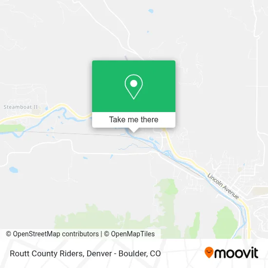 Routt County Riders map