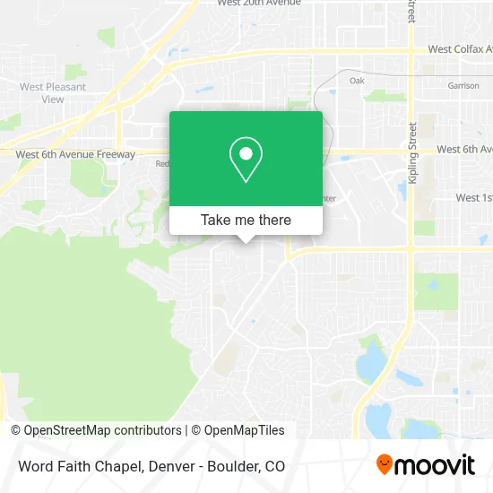 Word Faith Chapel map