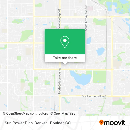 Sun Power Plan map
