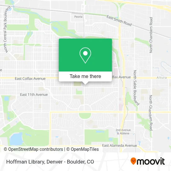 Hoffman Library map