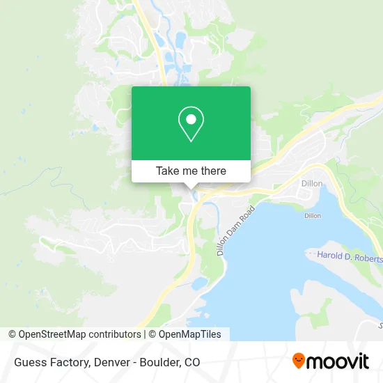 Guess Factory map