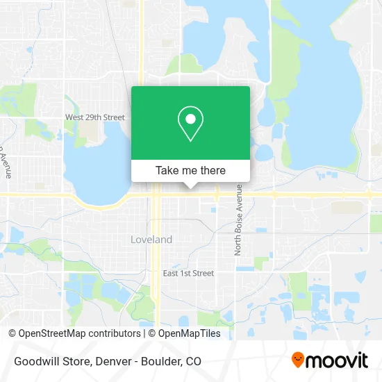 Goodwill Store map