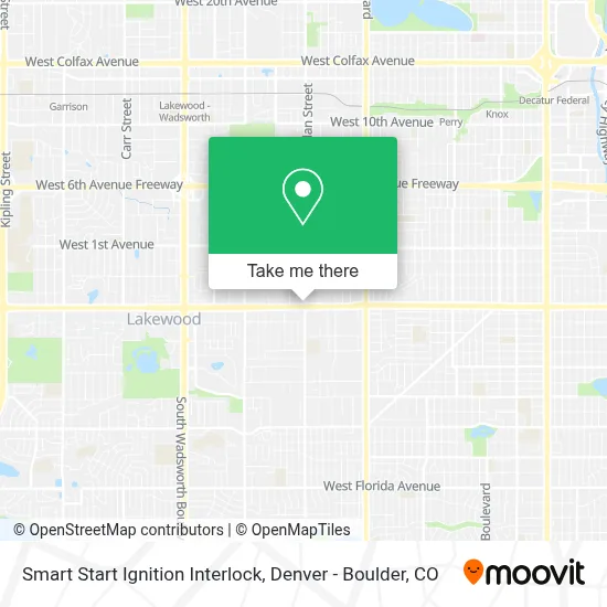 Smart Start Ignition Interlock map