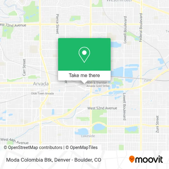 Moda Colombia Btk map