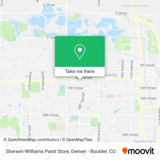 Sherwin-Williams Paint Store map