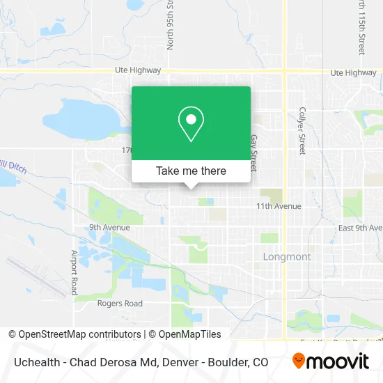 Uchealth - Chad Derosa Md map