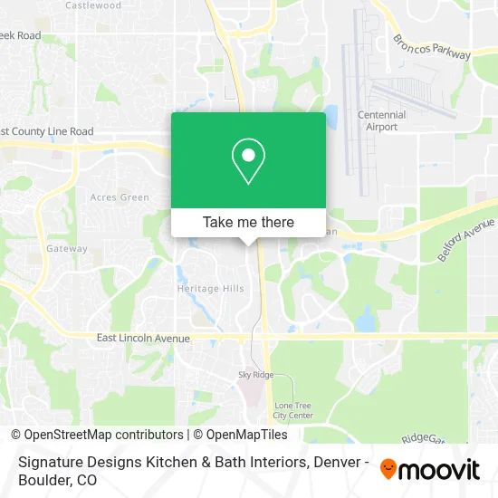 Signature Designs Kitchen & Bath Interiors map