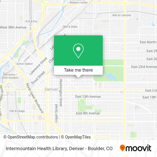 Intermountain Health Library map