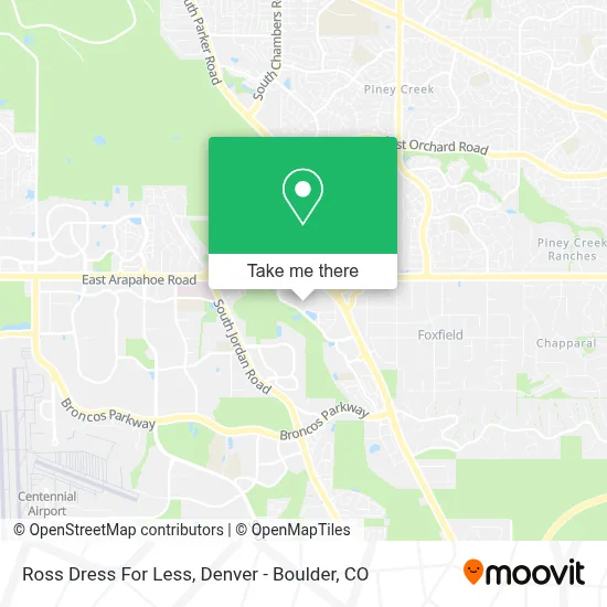 Ross Dress For Less map