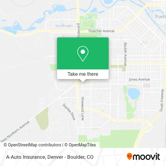 A-Auto Insurance map