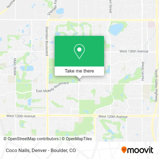 Coco Nails map