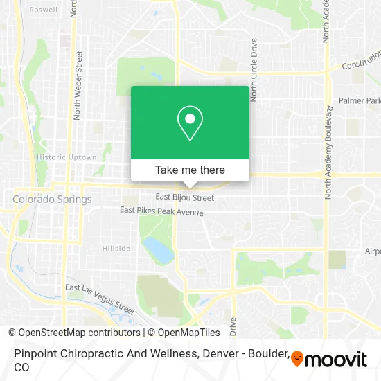 Pinpoint Chiropractic And Wellness map