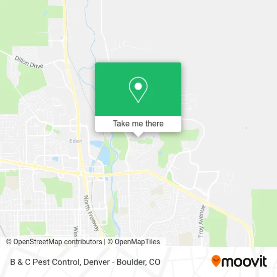 B & C Pest Control map