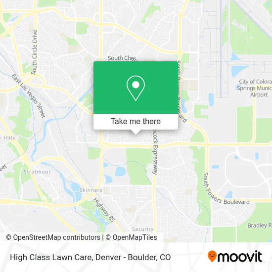 High Class Lawn Care map