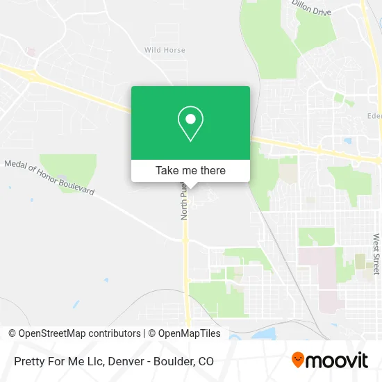 Pretty For Me Llc map