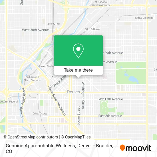 Genuine Approachable Wellness map